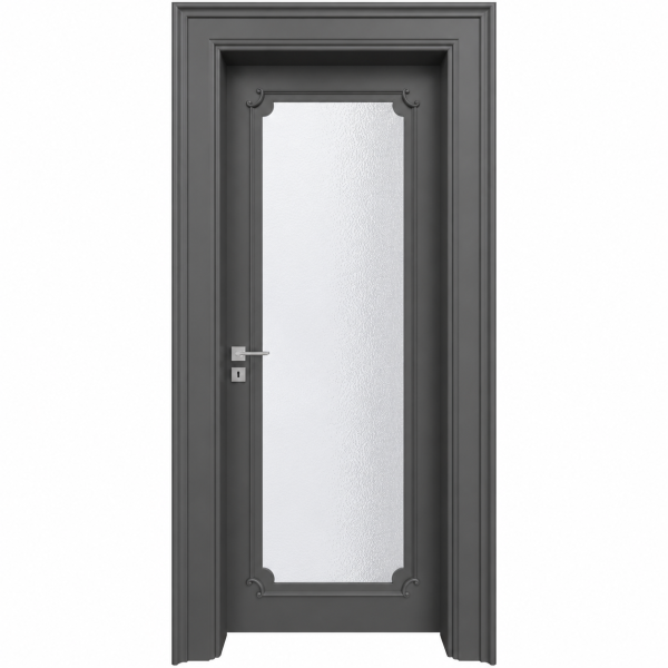 BY-5016V Porte intérieure Laqué Vitrée